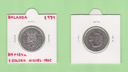 HOLANDA  1 GULDEN 1.979  NIQUEL   KM#184a   VF/MBC   DL-12.718 - Other & Unclassified