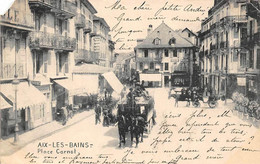 Aix Les Bains      73        Place Carnot     - Coin Manquant -     (voir Scan) - Aix Les Bains