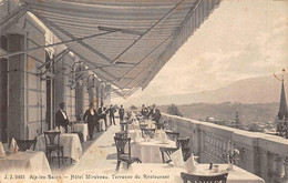 Aix Les Bains      73         Hôtel Mirabeau. Terrasse Du Restaurant   (voir Scan) - Aix Les Bains