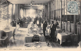 Aix Les Bains      73        Restaurant Du Grand Cercle    (voir Scan) - Aix Les Bains