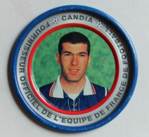 SHLAK N° 20 Candia Zinedine Zidane équipe De Fance De Football 1997 - Habillement, Souvenirs & Autres