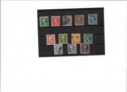 Etats-unis D'Amerique  ,série Courante ( N: 167/178) , Oblitérée, 1908/09 , N: 167/8  Neufs* - Used Stamps