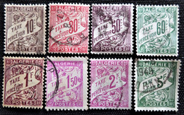 Timbres D' ALGERIE   N° 2_5_7_8_9_10_29_32 - Segnatasse