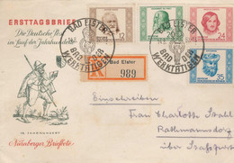 Gest., Brief DDR 311-314 Auf R-Brief Bad Elster - Altri & Non Classificati