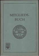 Mitgliedsbuch Kleingartenhilfe Sachsen Thalheim 1952 Mit Gebührenmarken - Documenti Storici