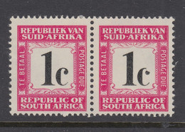 South Africa, SG D51 Var, MNH (left Is MLH), "Broken C" Variety, R. 3/2 - Postage Due