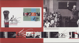 Poland 2009 Souvenir Booklet / Memorable Elections, Tadeusz Mazowicki, Presidential Palace Warsaw / FDC + Block MNH** - Cuadernillos