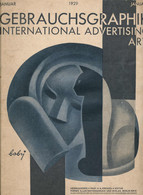 Frenzel, H. K. (Hrsg.) Und Engelbrecher (Hrsg.): Gebrauchsgraphik. International Advertising Art. Januar 1929, Berlin: G - Non Classificati