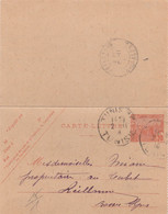 TUNISIE  ENTIER POSTAL - Covers & Documents