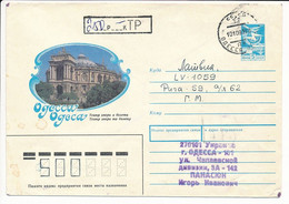 Taxe Percue, Postage Paid, Inflation Provisional Cover Abroad - 10 October 1993 Odessa - Ukraine