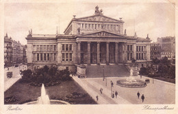 GERMANY : VINTAGE BLACK & WHITE PICTURE CARD : VIEW OF BERLIN CITY, SCHAUSPIECHAUS - Schönefeld