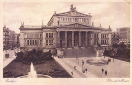 GERMANY : VINTAGE BLACK & WHITE PICTURE CARD : VIEW OF BERLIN CITY, SCHAUSPIECHAUS - Schoenefeld