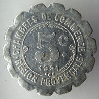REGION PROVENCALE - 01.06 - Monnaie De Nécessité - 5 Centimes 1921 - Monétaires / De Nécessité