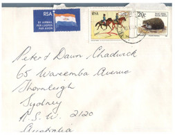 (MM 18) (Australia)  Cover Posted From South Africa To Australia - Covers & Documents
