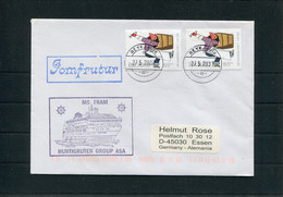 2007 Iceland Reykjavik MS FRAM Ship Cover - Lettres & Documents