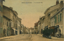 / CPA FRANCE 01 " Pont De Vaux, La Grande Rue" - Pont-de-Vaux