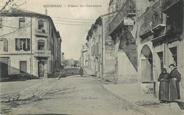 / CPA FRANCE 30 "Quissan, Place De Garonne" - Quissac
