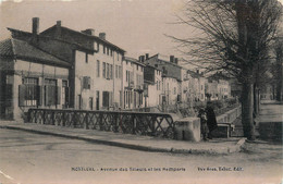 / CPA FRANCE 01 "Montluel, Avenue Des Tilleuls Et Les Remparts" - Montluel