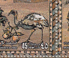 Libya 1982, Bird, Birds, Ostrich, M/S Of 9v,  MNH** - Struisvogels