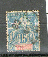 INDE 1892  Y N°6 OBLITERE - Usati
