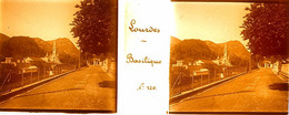 006 - LOURDES - 7 Plaques Différentes - Voir La Description - Plaques De Verre