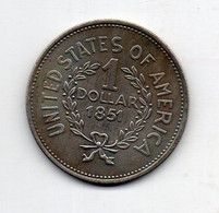 USA : 1 Dollar 1851 - 1840-1873: Seated Liberty
