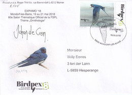 Mondorf-les-Bains EXPHIMO/Birdpex '18 (8.505) - Covers & Documents