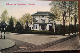 Cpa De 1936, VILLA Aan De MARTHALAAN, ENSCHEDE (PAYS BAS), - Enschede