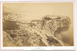 Photo Ancienne Au Bromure 1876 N° 97 - Monaco, Vue Générale De La Principauté, Le Rocher - Places