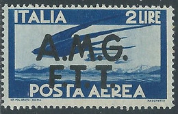 1947 TRIESTE A POSTA AEREA DEMOCRATICA 2 LIRE MNH ** - RE23-2 - Airmail
