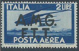 1947 TRIESTE A POSTA AEREA DEMOCRATICA 2 LIRE MNH ** - RE23-3 - Luchtpost