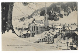 ESCHOLZMATT: Winteransicht Mit Schwendelberg ~1910 - Escholzmatt