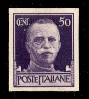 REGNO - Vittorio Emanuele III - 1929/1942 - 50 Cent Imperiale (251c) - Non Dentellato - Nuovo Con Gomma - Diena (600) - Sonstige & Ohne Zuordnung