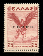 OCCUPAZIONI II GUERRA MONDIALE - Corfù - Posta Aerea - 1941 - 25 Dracme (9) - Gomma Integra - Diena (500) - Sonstige & Ohne Zuordnung