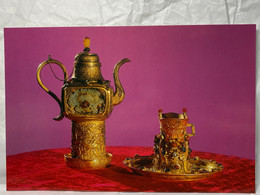 Gold Wine Pot And Gold Jue Wine Goblet, Used By The Emperors And Empresses, Ming Dynasty, China Postcard - Antiquité