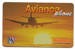 Colombia, Avianca Used Prepaid Phone Card, No Value, Collectors Item. # Colombia-30 - Colombia