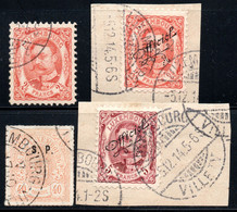 140.LUXEMBOURG.4 CLASSIC STAMPS LOT,ALL SIGNED - Sammlungen