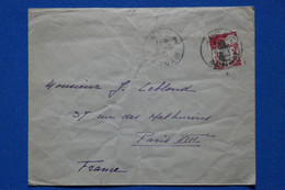 O18 INDO CHINE BELLE LETTRE RARE 1925 VOYAGEE  HUE  ANNAM A PARIS FRANCE  PAR YOKOHAMA+ AFFRANCH. INTERESSANT - Covers & Documents