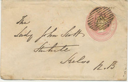 GB LONDON Inland Office „30“ Numeral Postmark (Parmenter 30A) Superb QV 1d Env - Lettres & Documents