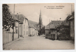 - CPA FELLERING (68) - Vue De L'Eglise Et Grande-Rue - Edition Chadourne 962 - - Autres & Non Classés