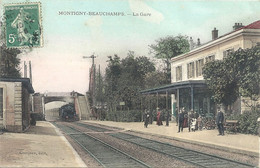 CPA Montigny-lBeauchamps La Gare - Montigny Les Cormeilles