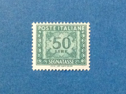 1991 ITALIA FRANCOBOLLO NUOVO ITALY STAMP NEW MNH** SEGNATASSE 50 LIRE DICITURA MARGINE I.P.Z.S. - Postage Due