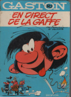BD GASTON - EN DIRECT DE LA GAFFE - E.O.1974 - Gaston