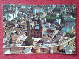 POSTAL POST CARD Nº 3655 LUGO VISTA AÉREA CATEDRAL Y MURALLAS AERIAL VIEW..SPAIN ESPAGNE, CON SELLOS GALIZA GALICIA..... - Lugo