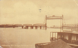 United States PPC Hawtorne Ave. Bridge Portland Oregon PORTLAND Oregon 1914 APENRADE Nord Schleswig (Now Denmark) - Portland