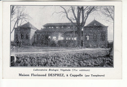 Capelle - Maison Florimond DESPREZ - Laboratoire De Biologie Végétale, Vue Extérieure - Cappelle La Grande