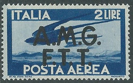 1947 TRIESTE A POSTA AEREA DEMOCRATICA 2 LIRE MNH ** - RE2-3 - Airmail