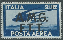 1947 TRIESTE A POSTA AEREA DEMOCRATICA 2 LIRE MNH ** - RE2-3 - Luftpost