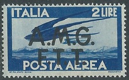 1947 TRIESTE A POSTA AEREA DEMOCRATICA 2 LIRE MNH ** - RE2-6 - Luftpost