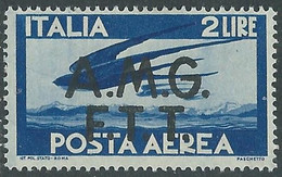 1947 TRIESTE A POSTA AEREA DEMOCRATICA 2 LIRE MNH ** - RE17-4 - Luchtpost